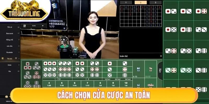 Cách chọn cửa an toàn khi chơi tài xỉu livestream